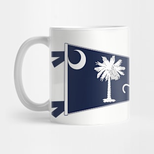 South Carolina Flag Pennant Mug